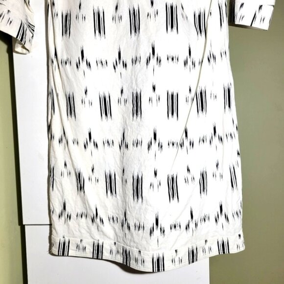 ❤️ 3 for $35 Derek Lam 10 Crosby ikat tribal print shirt sheath dress xs small - Picture 9 of 11